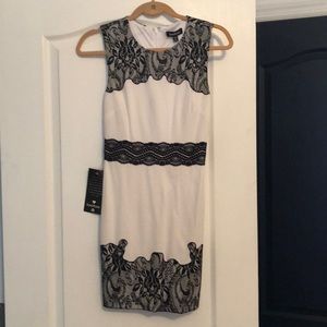 Black and white dress